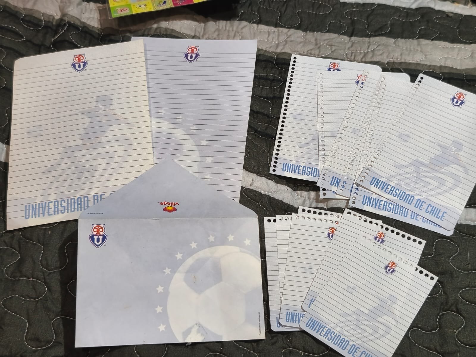 Set de esquelas Universidad de Chile