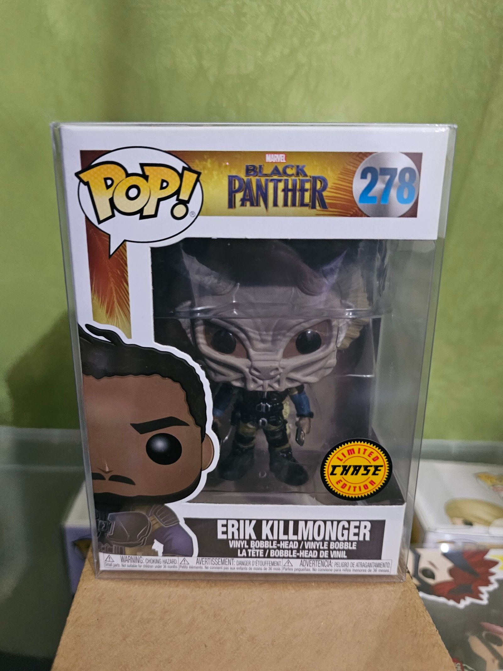 Funko Pop Erik Killmonger (Masked) Chase #278