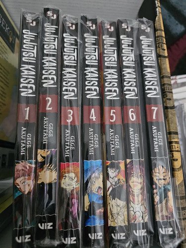 Manga Jujutsu Kaisen Pack Tomos 1-7 Inglés