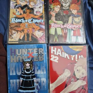 Lote 4 Mangas Black Clover Hunter X Haikyuu Nuevos Ingles